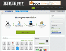 Tablet Screenshot of fineartcity.org